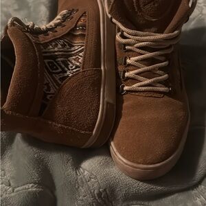 Inkkas Brown Leather High-Tops